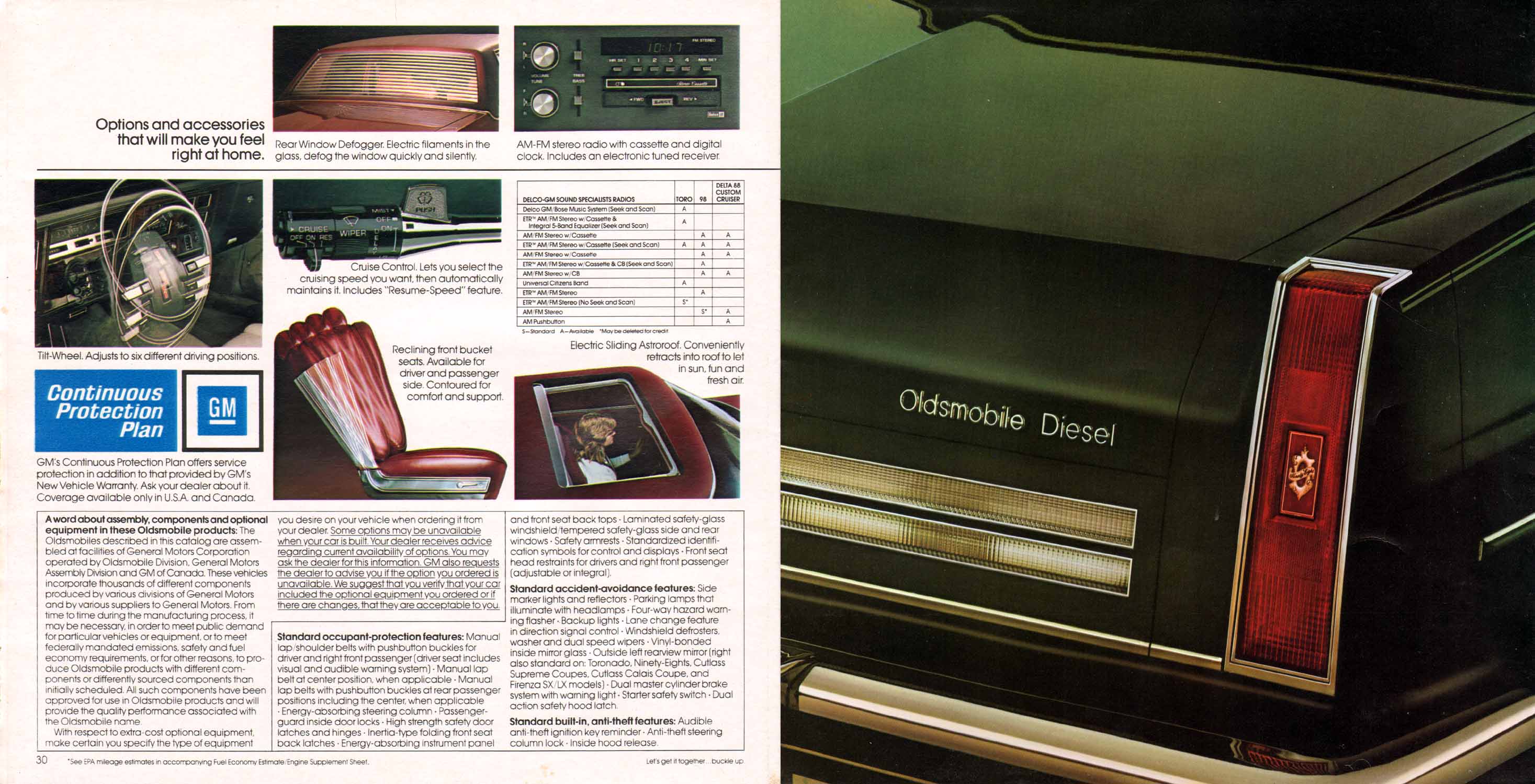 1983 Oldsmobile Full-Size Brochure Page 16